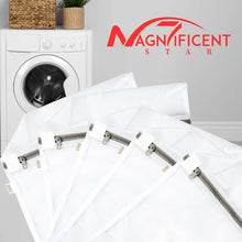 Magnificent 5 Set Mesh Laundry Bags for Washing Machine- Reusable Laundry Bags with Zips- Delicates Laundry Bag for Baby Clothes Toys Underwear Blouse Bra Lingerie Hosiery Travel Storage Organization