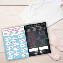 3 Baby Shower Games - Labour or Rollercoaster- Beer Belly or Baby Belly- Price is Right. 3 Winner Prizes - 20 Player Game Pack - XL Posters for prime baby shower boy, girl or unisex party