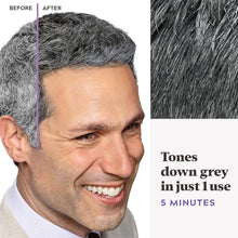 Just For Men Touch of Grey, Black Hair Dye, No Mix Comb-In Applicator For A Natural Salt & Pepper Look, Ammonia & Peroxide Free - T55