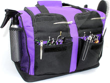 Hairdressing Designer Session Bag Large Mobile Hairdresser Barber Kit Holder in Purple