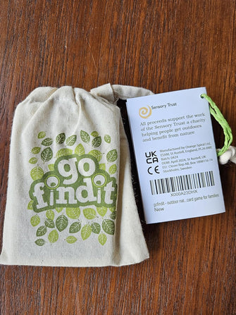 gofindit -the original outdoor nature scavenger hunt card game for kids and families  ages 3+  travel pocket game