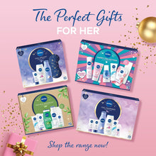 NIVEA Feel Pampered Skincare Regime Gift Set, Women's Gift Set Includes Shower Cream, Anti-Perspirant, Body Lotion, Moisturising Cream, Day Cream and Night Cream