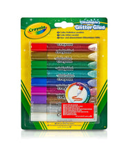 CRAYOLA Washable Glitter Glue - Assorted Colours (Pack Of 9)  Add Some Extra Sparkle To Your Arts & Crafts!  Ideal Kids Aged 3+