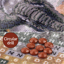 LJHOME 5D Diamond Paint Kits Full Drill, Elephant Crystal Rhinestone Diamond Embroidery Art Pictures, DIY Arts Craft Supply for Adults, Kids, Home, Wall Decor