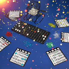 KreativeKraft Bingo Game Set or Bingo Accessories Tear Away Raffle Tickets Non-Drip Bingo Daubers Tickets Counters for Events & Parties (Bingo Game Set)