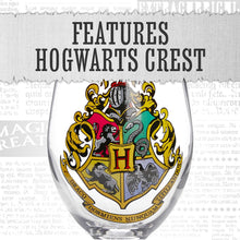 Hogwarts Crest Colour Change Drinking Glass - Officially Licensed Harry Potter Goblet for Wine Cocktails and Cold Beverages, Novelty Harry Potter Themed Party Decoration Gift 330ml ,11oz  Paladone