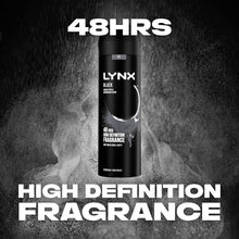 Lynx Black 48 Hours of Odour-Busting Zinc Tech Deodorant Bodyspray Deodorant to Finish Your Style 200 ml, Pack of 3