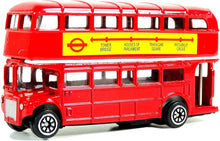 London Red Bus (Small) - Double Decker Red Bus Model Made of Die Cast Metal and Plastic Parts