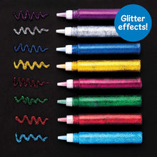 Baker Ross Glitter Glue Pens (Pack Of 24) For Kids Arts And Crafts