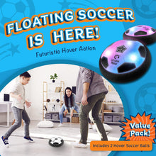 Let Loose Moose Hover Ball  Light Up Indoor Football 2 Pack w/Foam Bumpers for 3-12 Year Old Boys and Girls  Games and Toys for Kids
