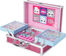 L.O.L. Surprise Train Case - Makeup Set for Kids - Trendy and Colourful Train Case with Makeup for Girls, Manicure Kit and Accessories - Gift for Girls