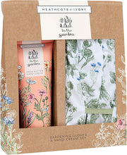 Heathcote & Ivory In The Garden Gardening Gloves Set and Shea Butter Hand Cream Gift Set, 0.227 kg