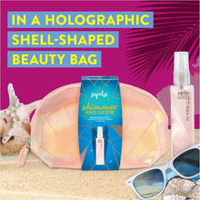 Impulse Shimmer and Glow Fragrance Gift Set with Festival Essentials, Body Mist and Seashell Make Up Bag