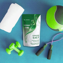 Kg Physio Epsom Salt - Rosemary - 5kg Resealable Pouch - Bath Salts 100% Pure Magnesium Used for Muscle Recovery and Relaxation - Relax and Unwind with Epsom Salts