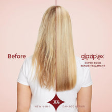 Glaze GlaziPlex Super Bond Repair Treatment, 120ml. 4-in-1 Deep Conditioning Hair Treatment Repairs Heat, Chemical, Colour and Styling Damage. Hair Mask for Dry Damaged Hair Works in 4 Minutes