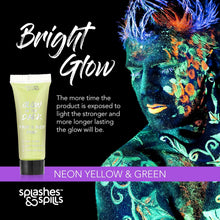 Glow in the Dark Face & Body Paint 10ml  Long lasting luminous green