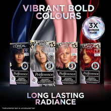 L'Oral Paris Permanent Hair Colour, Long-Lasting Shine And Intense Colour, For Up To 8 Weeks, Preference Vivids (Colorista), Bright Red 8.624, X1 Pack