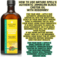 Nature Spell Rosemary Oil for Hair Growth Pre-Diluted with Jamaican Black Castor Oil 150ml  Natural Hair Growth  Treats Dry and Damaged Hair  Strengthen Hair Roots