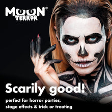 Halloween Face & Body Paint by Moon Terror - Water Based Face Paint Makeup for Adults, Kids - 12ml (Set of 4)