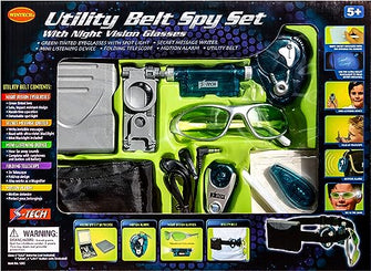 Wintech Utility Belt Spy Set with Night Vision Glasses - Role Play Birthday Gift Age 5 years