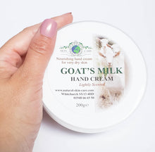 Goats Milk Nourishing Hand Cream 200g by Elegance Natural Skin Care. Formulated for dry, sensitive skin. MULTI AWARD WINNING.