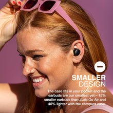 JLab Go Air Pop+ True Wireless Earbuds, In Ear Headphones, Bluetooth Earphones, 35H Playtime Ear Buds, Bluetooth Earbuds with Microphone, USB-C Charging Case, Dual Connect, EQ3 Sound, Black