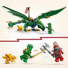LEGO NINJAGO Lloyds Green Forest Dragon Figure - Building Toy with 2 Minifigures for Imaginative Play, Ninja Gift Idea for 6 Plus Year Old Boys, Girls & Dragons Rising Fans 71829