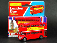 London Red Bus (Small) - Double Decker Red Bus Model Made of Die Cast Metal and Plastic Parts