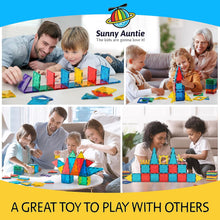 Magnetic Tiles 125 PCS (XL SET), Magnetic Tiles for Kids, Toy for 3 4 5 6 7 8 Year Old Boys & Girls, Magnetic Tiles Building Set, Great Gift for Kids Aged 3-8, Gift Box, + Bonus Zippered Carrying CASE