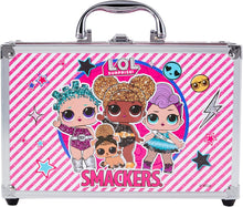 L.O.L. Surprise Train Case - Makeup Set for Kids - Trendy and Colourful Train Case with Makeup for Girls, Manicure Kit and Accessories - Gift for Girls