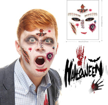 LessMo Halloween Wound Tattoos, 320 Pcs Halloween Temporary Tattoos, Waterproof Scar Tattoos wound tattoos Zombie Scars Tattoos, Halloween Makeup Stickers for Halloween Party Prop and Cosplay