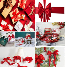 Red Satin Ribbon - 50mm Wide - 5 Meter for Gifts Wrap Sew Party, Decorations Events Dress Wedding Christmas Crafts, Bows Car, Floral Balloons Hairs, DIY, Bouquets, Cake More