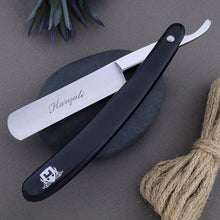 Haryali London Shaving Kit - 3 Pc Shaving Kit - Straight Razor - Leather Strop - Honing Compound - Elegant Design and Shaving Set - Straight Razor Kit