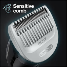 Braun Body Groomer 3, Manscaping Tool For Men With SkinShield Technology, Sensitive Comb, Wet & Dry, 100% Waterproof, UK 2 Pin Plug, BG3350, Black/Grey