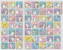 Magical Unicorns Reward Chart with Sparkly Stickers, Pink