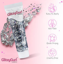 Holographic Glitter Face and Body Gel Festival 6 Pack Cosmetic for Face, Body & Hair Glitter