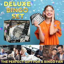 KreativeKraft Bingo Game Set or Bingo Accessories Tear Away Raffle Tickets Non-Drip Bingo Daubers Tickets Counters for Events & Parties (Bingo Game Set)