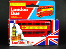London Red Bus (Small) - Double Decker Red Bus Model Made of Die Cast Metal and Plastic Parts