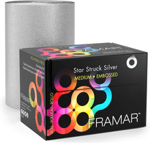 Framar Silver Embossed Roll Hair Foil, Hair Foils for Highlighting, Foils for Highlights, Hairdressing Foil for Hair Highlights, Highlighting Foil, Framar Foil Sheets, Hair Foils for Colouring  320ft