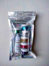 Glitterbeard, 6 COLOUR SET Beard Glitter Kit, Beard Oil + Glitter. Festivals, Christmas Party