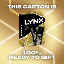 LYNX Gold Duo Body Spray Gift Set Body Wash and Deodorant perfect for his daily routine 2 piece