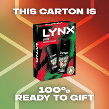 LYNX Africa Duo Body Spray Gift Set Body Wash and Deodorant perfect for his daily routine 2 piece