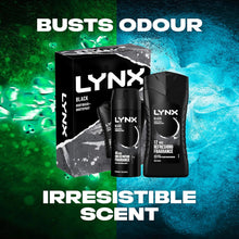 LYNX Black Duo Body Spray Gift Set Body Wash & Deodorant perfect for his daily routine 2 piece