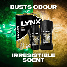 LYNX Gold Duo Body Spray Gift Set Body Wash and Deodorant perfect for his daily routine 2 piece