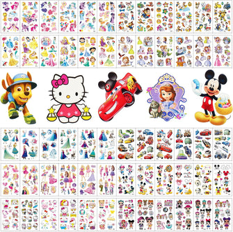 60 Sheets Cute pattern Temporary Tattoo fake tattoos stickers markers for Boys Girls Kids Toddlers Children