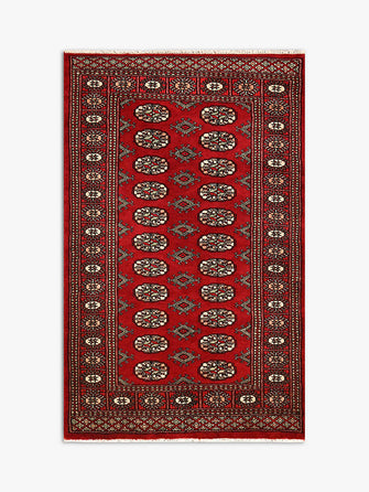 Gooch Luxury Hand Knotted Pakistan Bokhara Handmade Rug, Red, L244 x W155cm