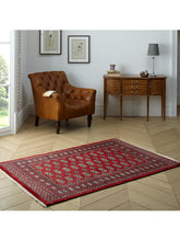 Gooch Luxury Hand Knotted Pakistan Bokhara Handmade Rug, Red, L244 x W155cm