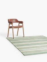 John Lewis ANYDAYAmelia Stripe Rug, L240 x W170 cm, Duck Egg/Green