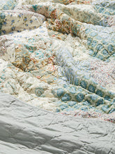 John LewisPatchwork Quilted Bedspread, Blue