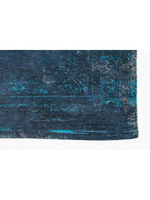 Louis De Poortere Medallion Rug, Blue Night, L200 x W140 cm